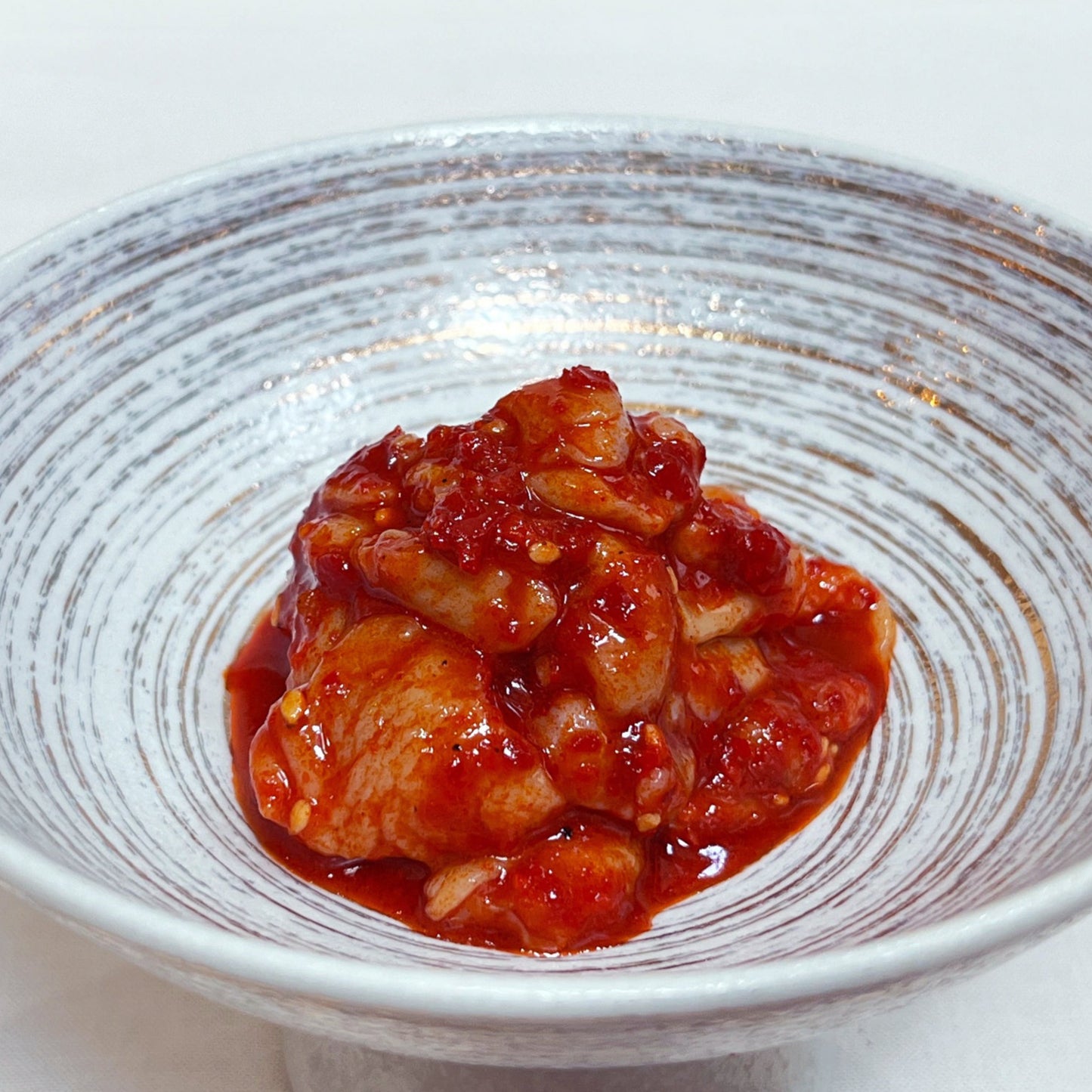 チャンジャ 盛り付け