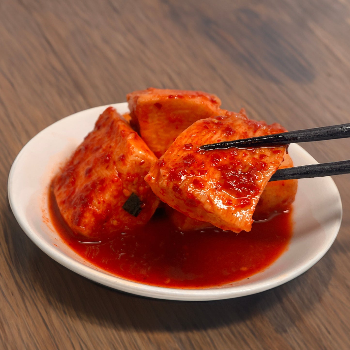 山芋キムチ持ち上げ