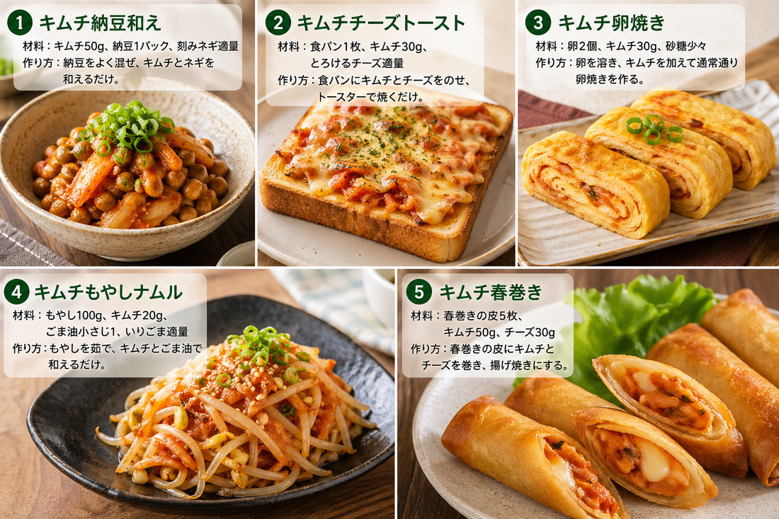 生成AIで作成したレシピ5選