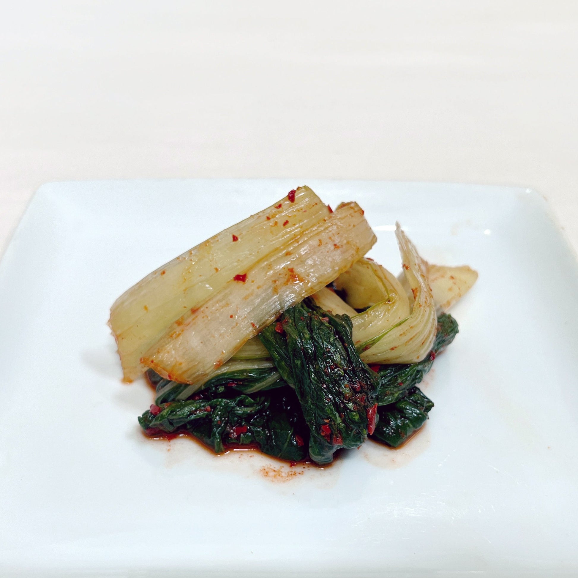 なっぱキムチ　盛り付け