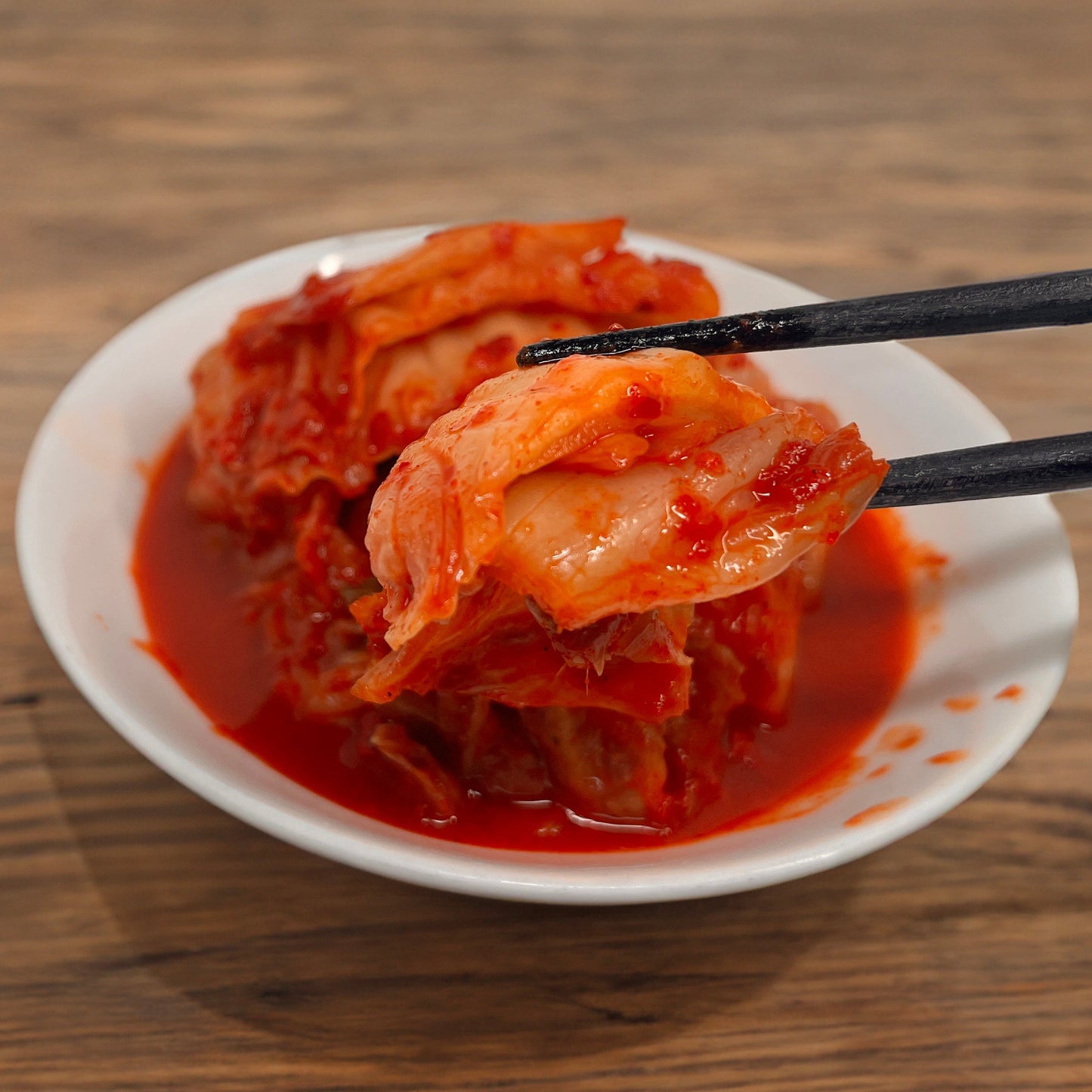 白菜キムチ持ち上げ